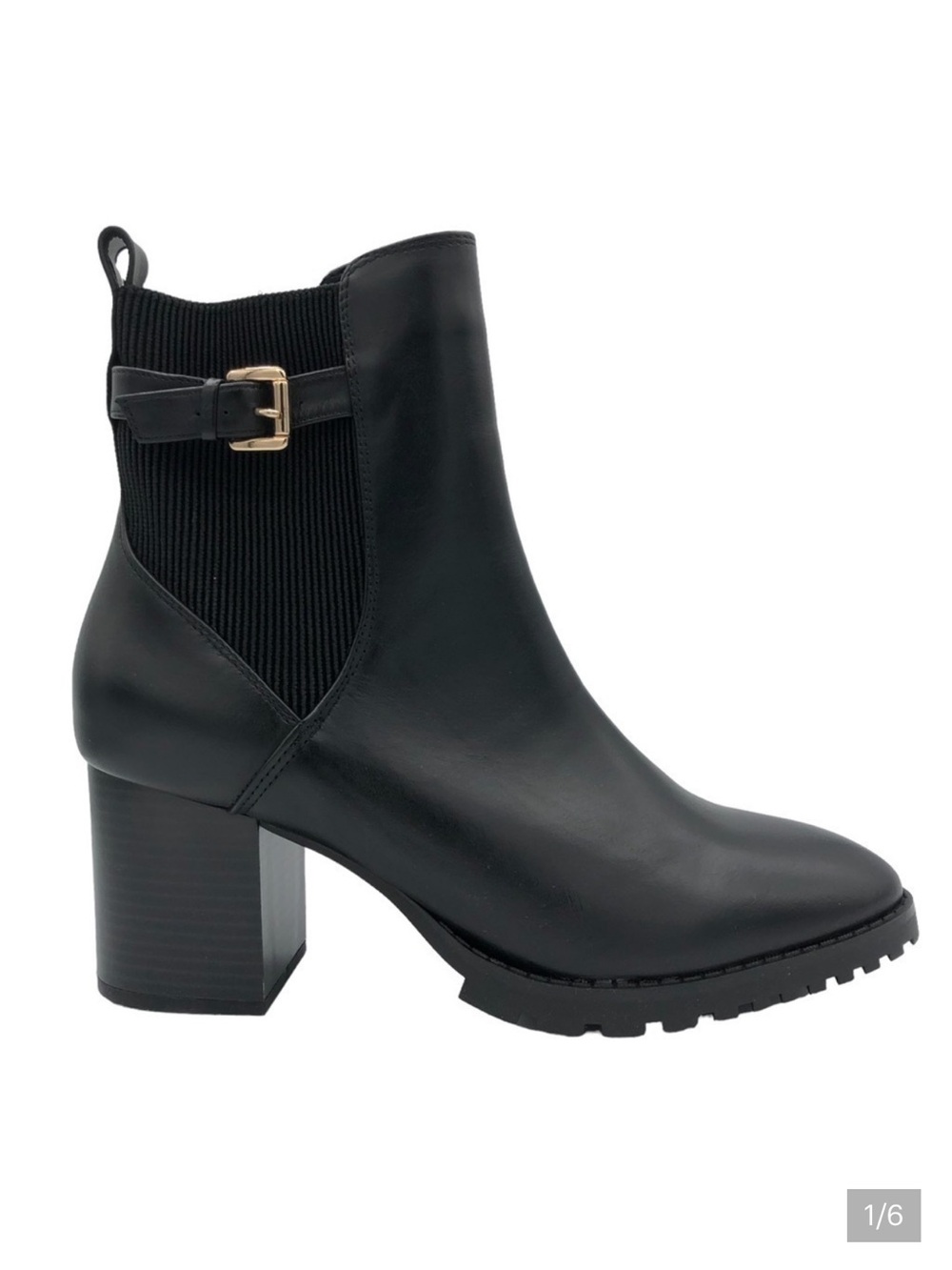 BLONDO Tobi Waterproof Black Leather Heeled Chelsea Ankle Boot NWT Size 11